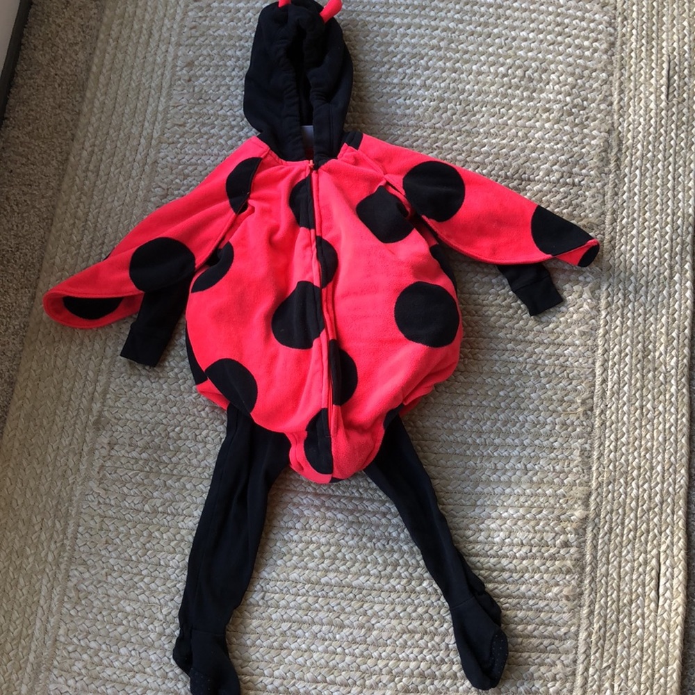 Carter's Red and Black Infant Ladybug Costume - Picture 3 of 9